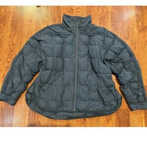 Free People Movement Pippa Packable Puffer Jacket – Blue – Size Large